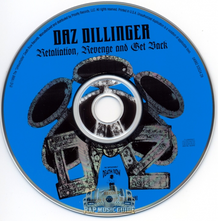 Daz Dillinger - Retaliation, Revenge And Get Back: 1st Press. CD